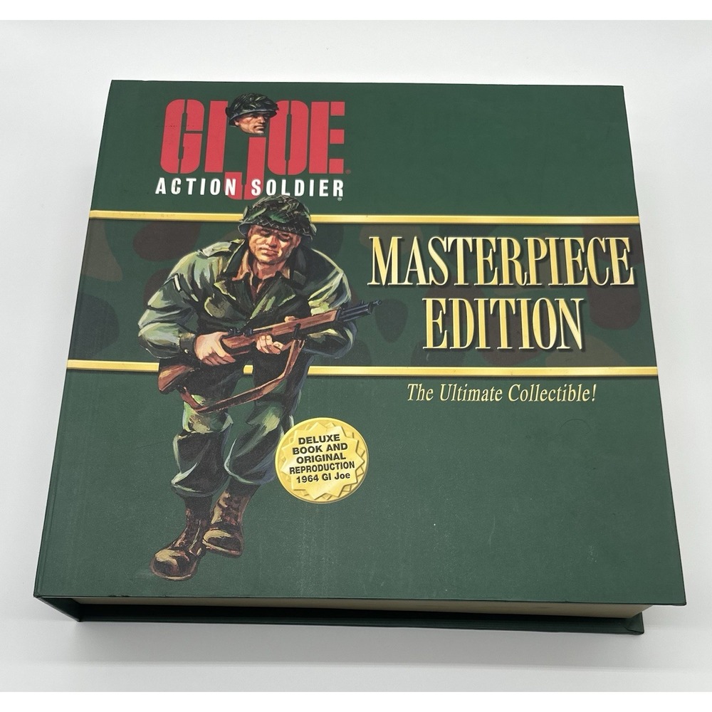 GI JOE ACTION SOLDIER MASTERPIECE EDITION & DELUXE BOOK 1996